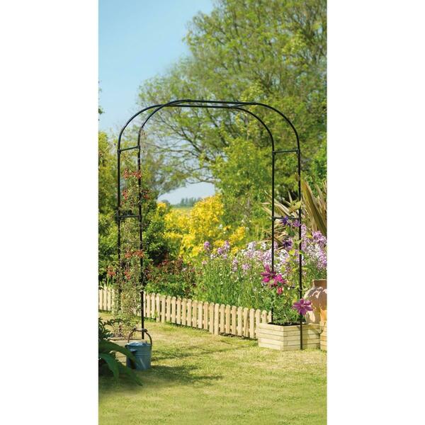 Classic Accessories Extra Wide Garden Arch, Black VE3277863